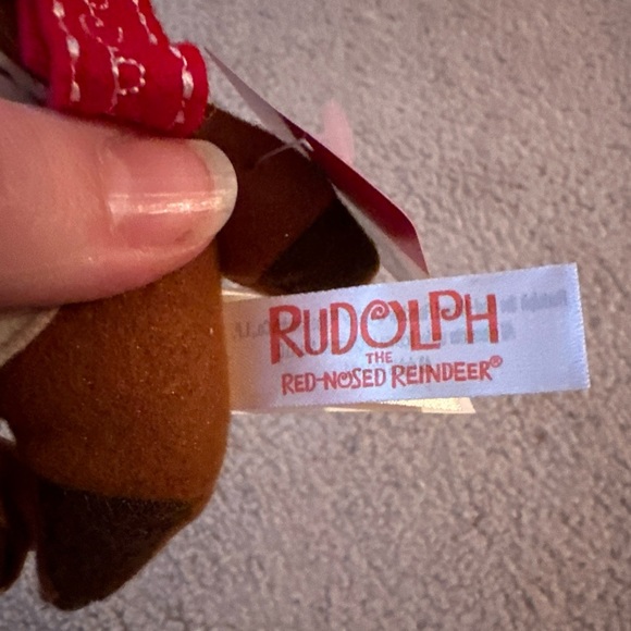 🧣DanDee Rudolph the Red-Nosed Reindeer Plush Christmas Ornament NWT! - Picture 5 of 6